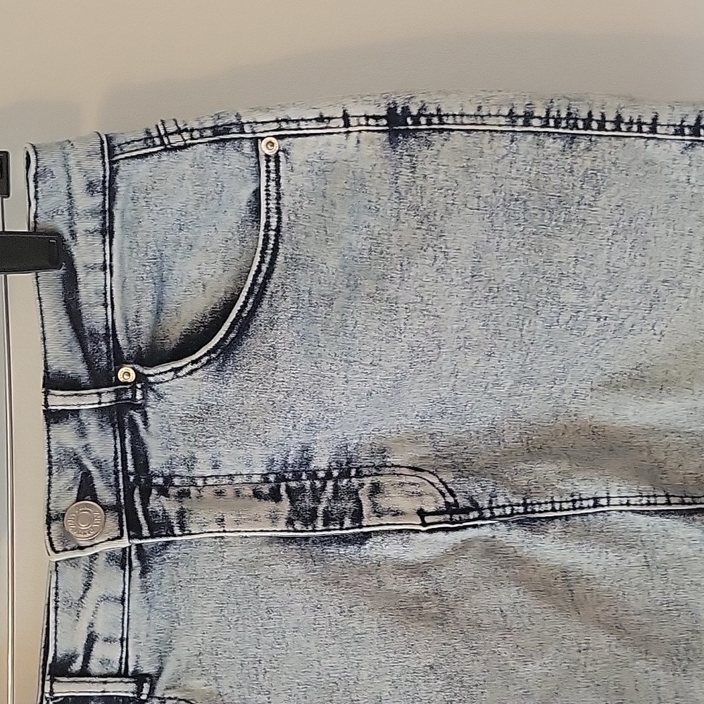 Zara Acid Wash Skirt - Picture 2 of 5